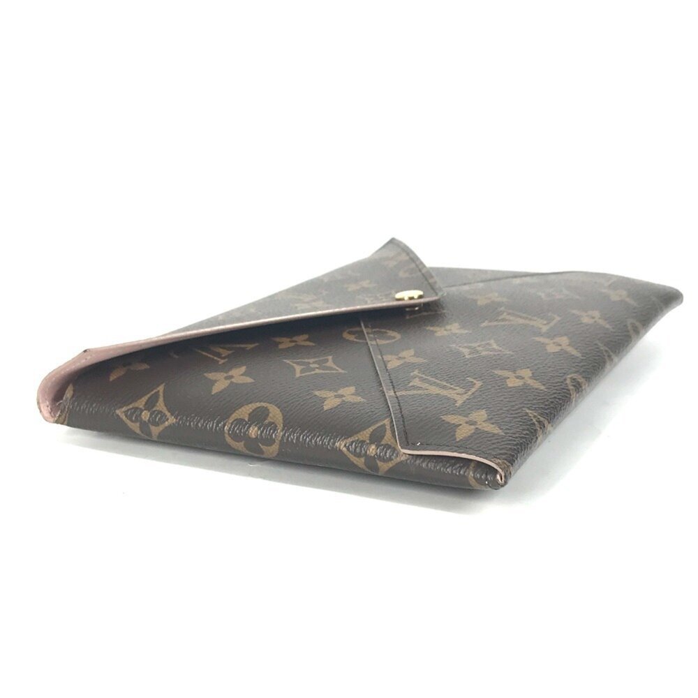 LOUIS VUITTON Authentic Brown Monogram Canvas Pochette Pouch - Picture 10 of 16